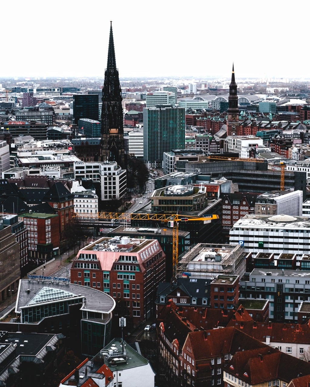 A view of Hamburg from St. Michael's Church