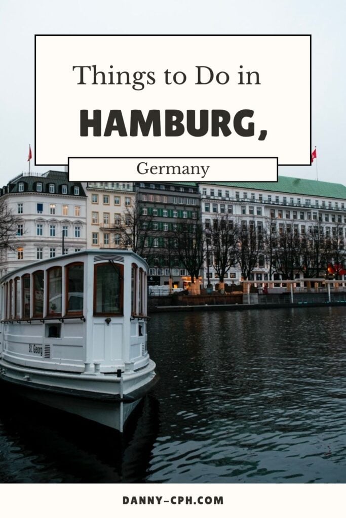 A Pinterest pin for a blog post about the best things to do in Hamburg