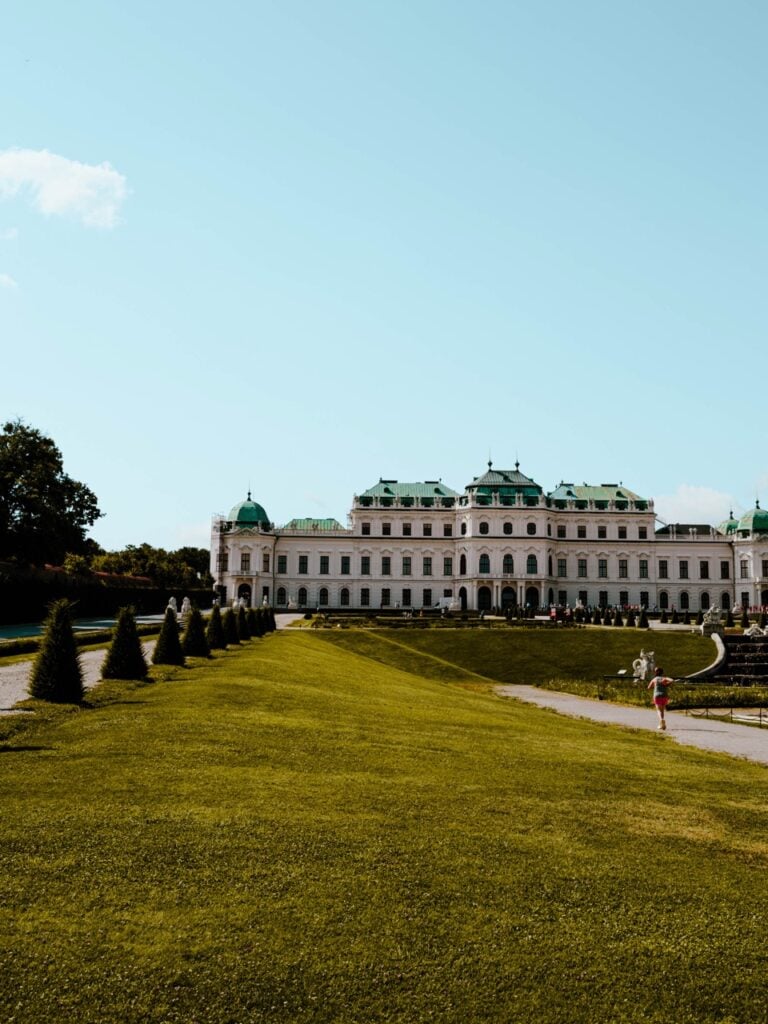 Belvedere Palace in Vienna on a Sunny Day
