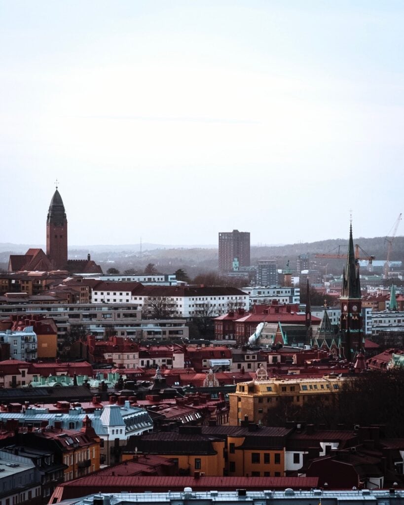 A view from Landala in Gothenburg