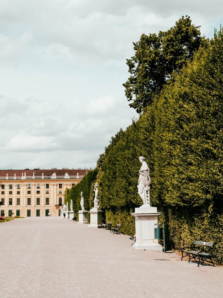 wandering around the schönbrunn palace gardens in vienna
