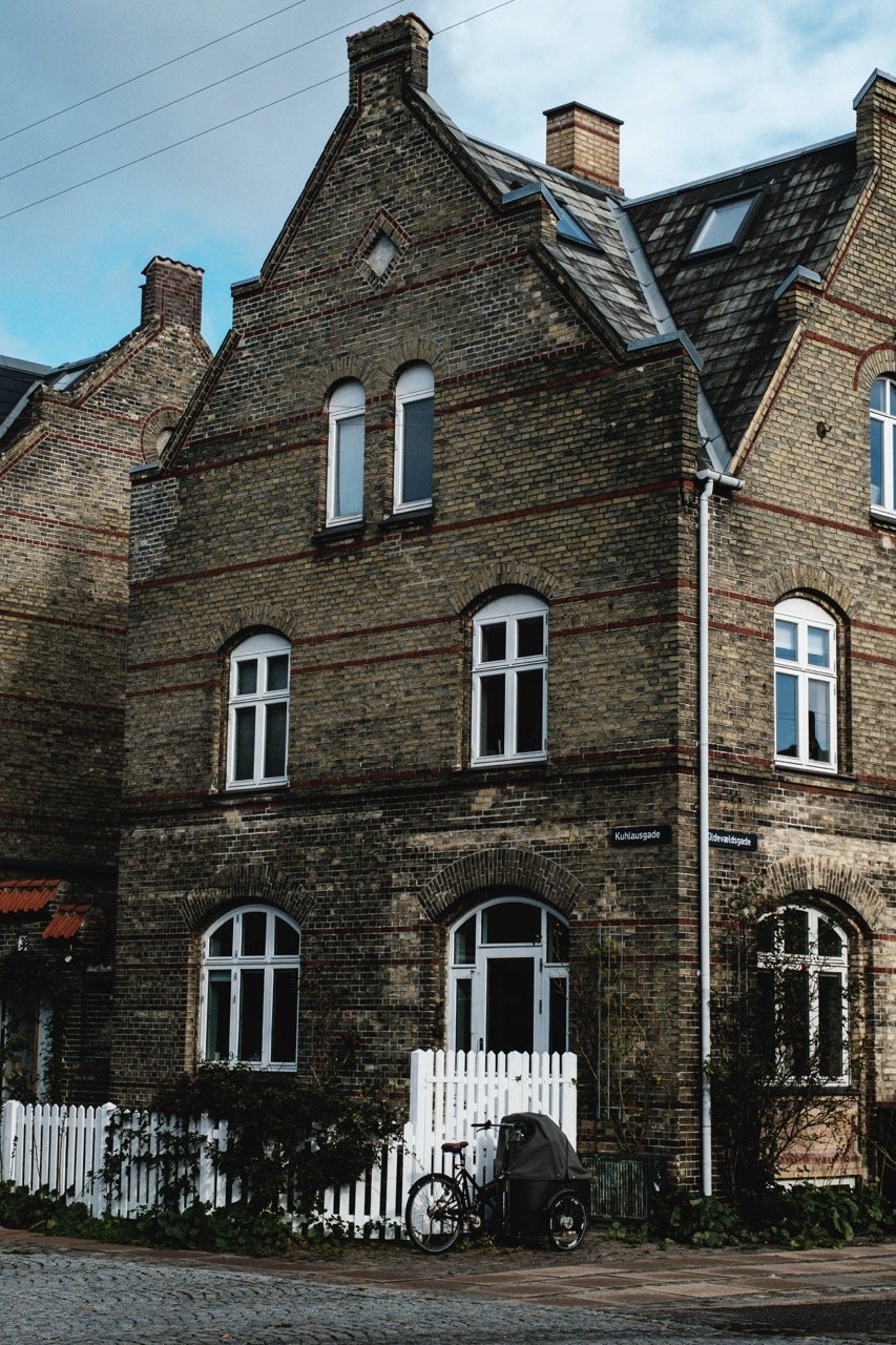 Photo of a brick house in Copenhagen