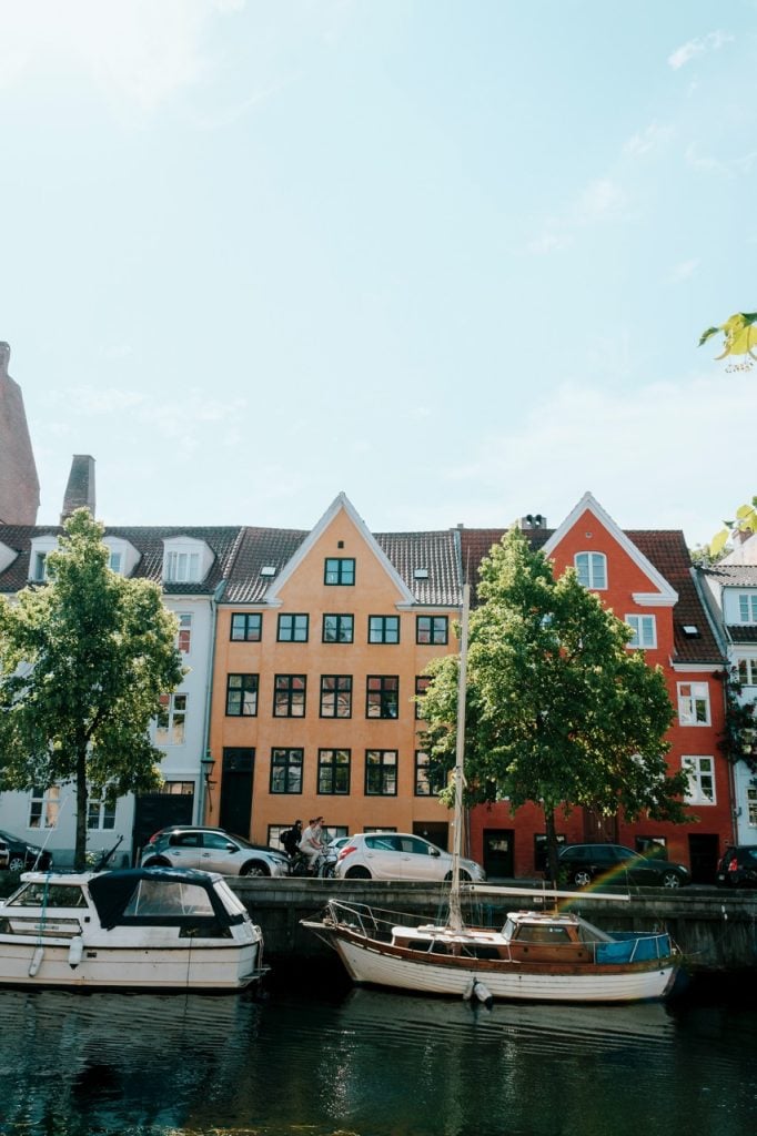 Photo of Christianshavn, Copenhagen, during the summer