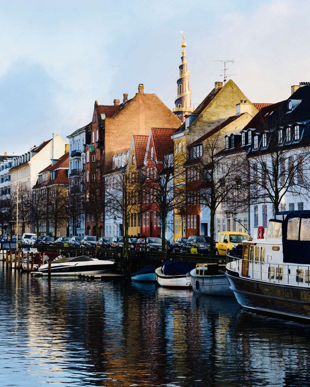 Photo of Christianshavn, Copenhagen, on a winter's day