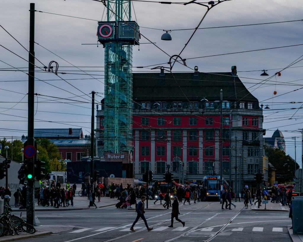 Jernbanetorget in Oslo, Norway