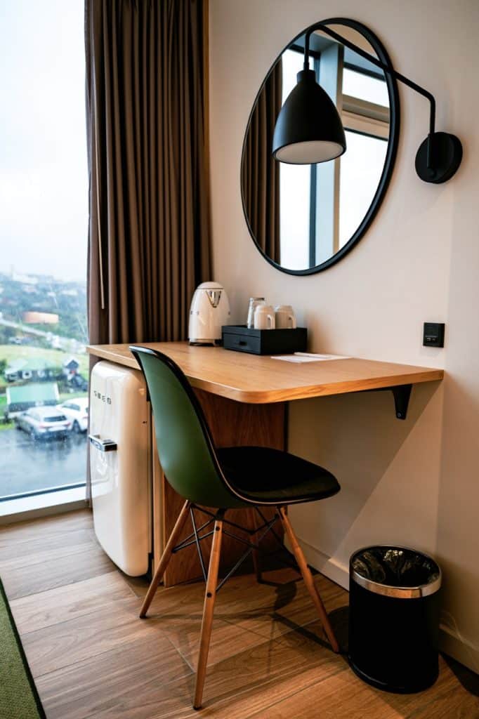 A bedroom at Hilton Garden Inn Faroe Islands in Tórshavn