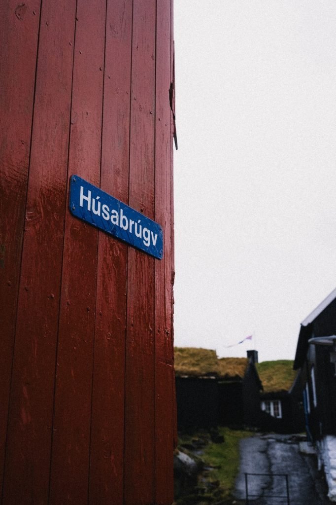 A photo of a neighbourhood in Tórshavn