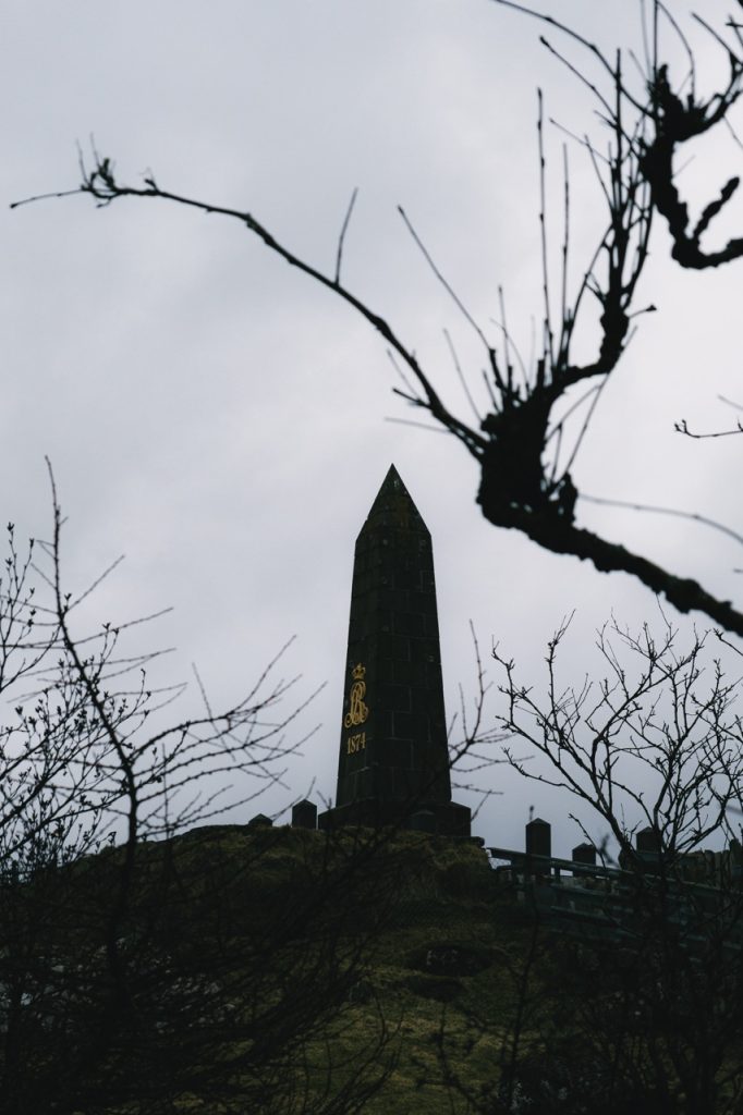 The Kongaminnid Monument in Tórshavn, Faroe Islands