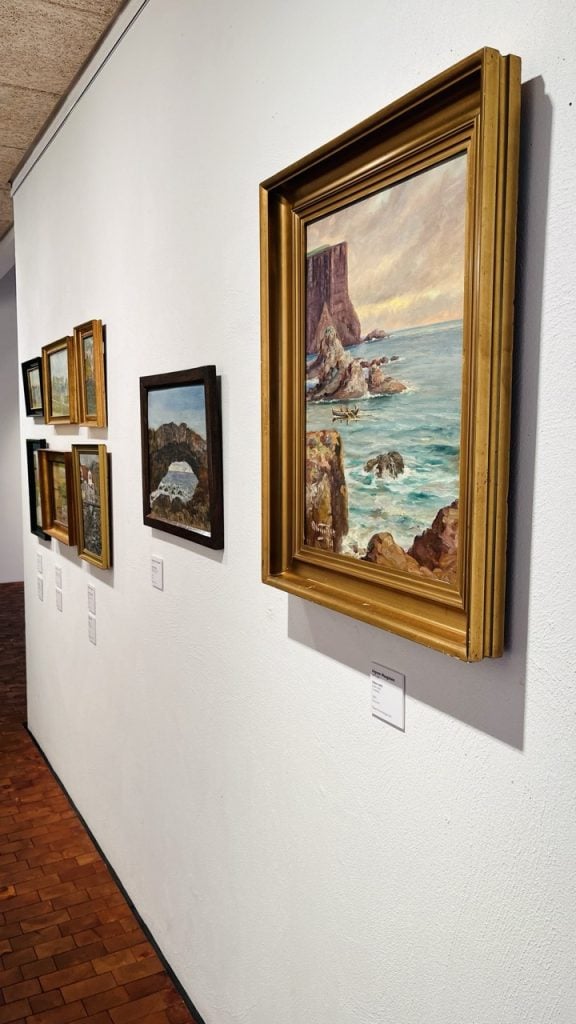 Paintings at the national gallery of the faroe islands in Tórshavn