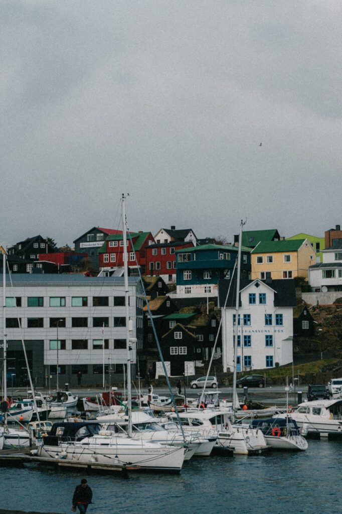 The view from a vantage point in Torshavn, Faroe Islands