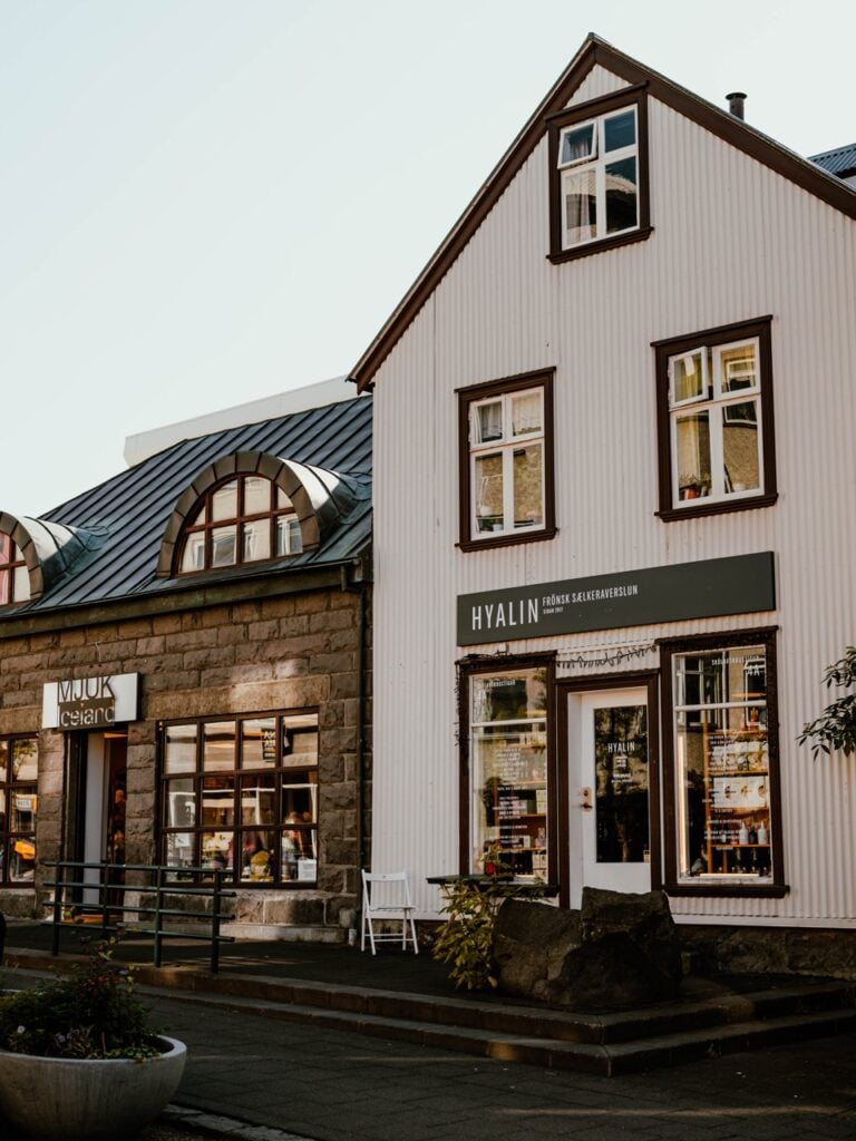 Shops in Reykjavík, iceland
