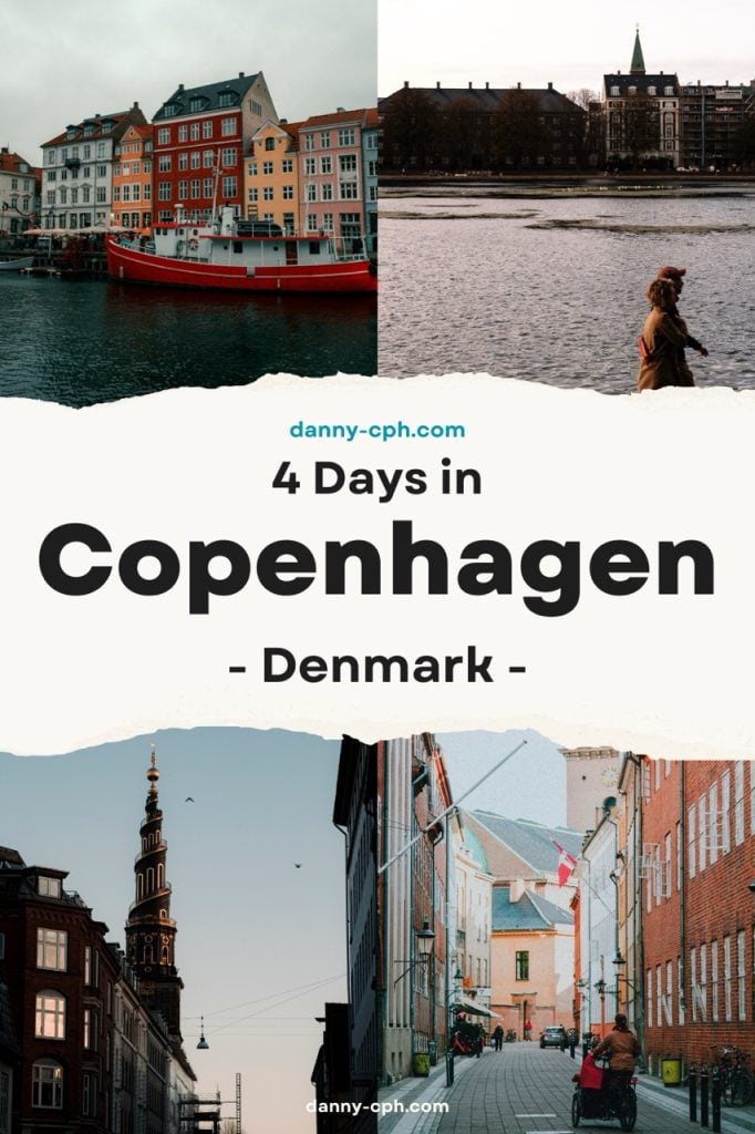 pinterest post for 4 days in copenhagen
