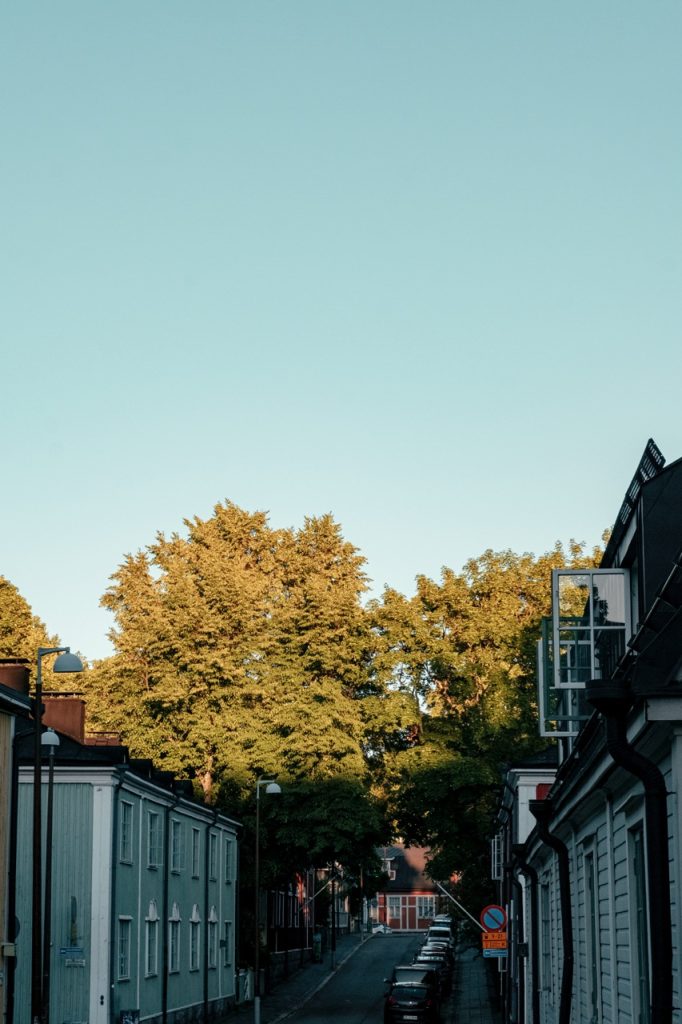 Wooden houses in Helsinki