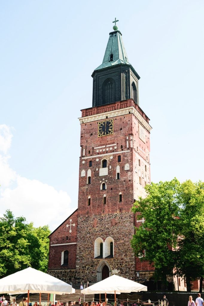 The main cathdral in Turku, Finland