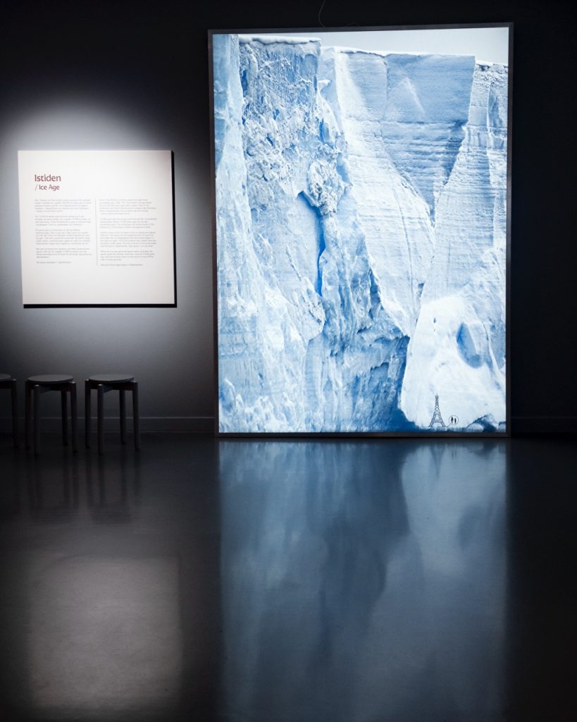 A museum exhibition at Västerbottens Museum in Umeå