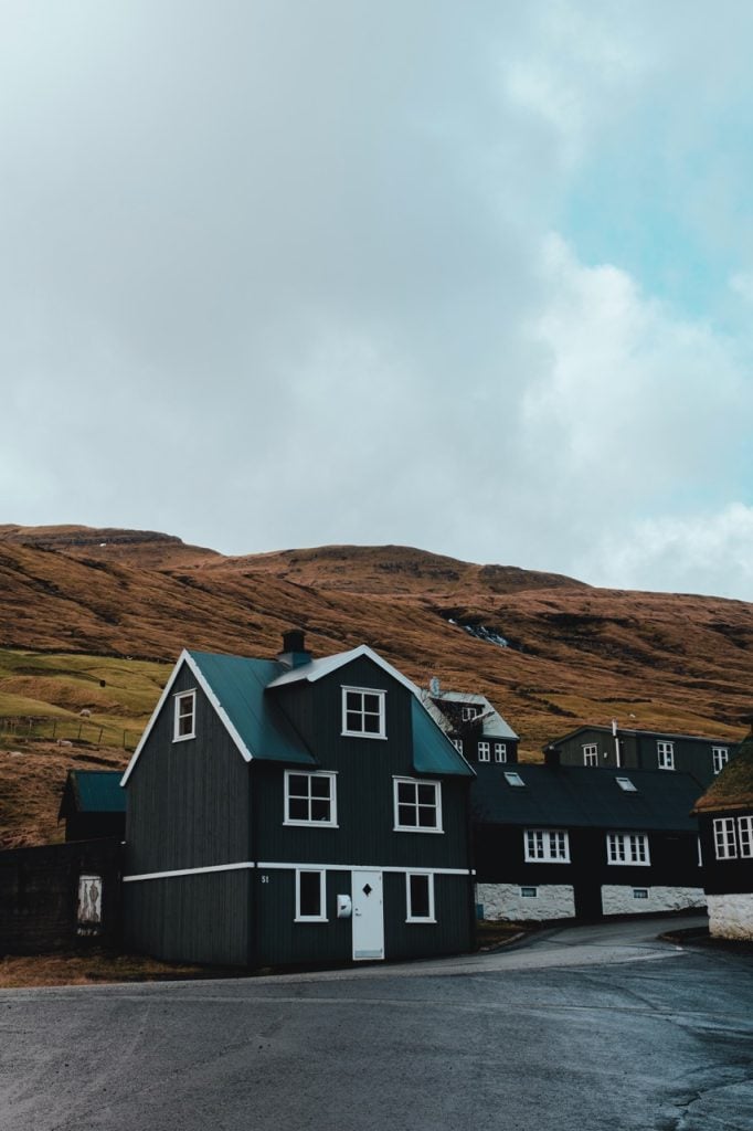 a village in the faroe islands