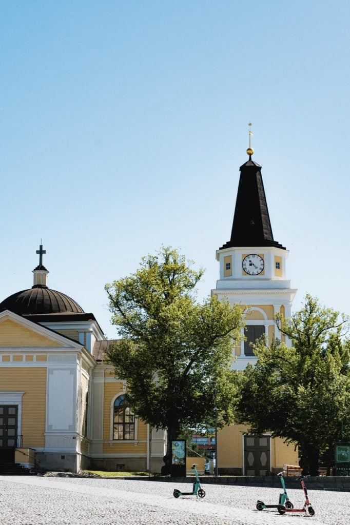 Photo of a church in Tampere
