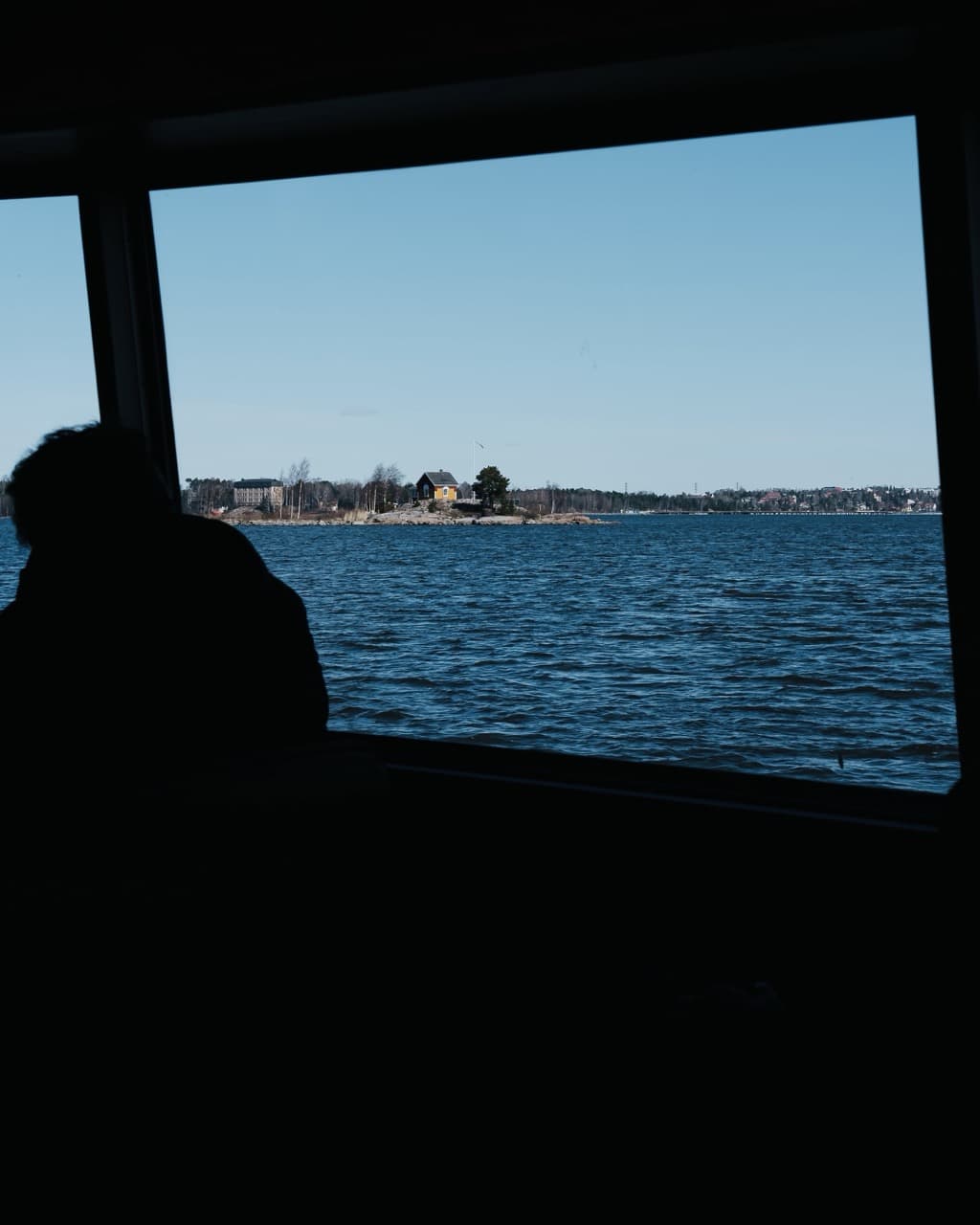 A ferry in Helsinki, Finland