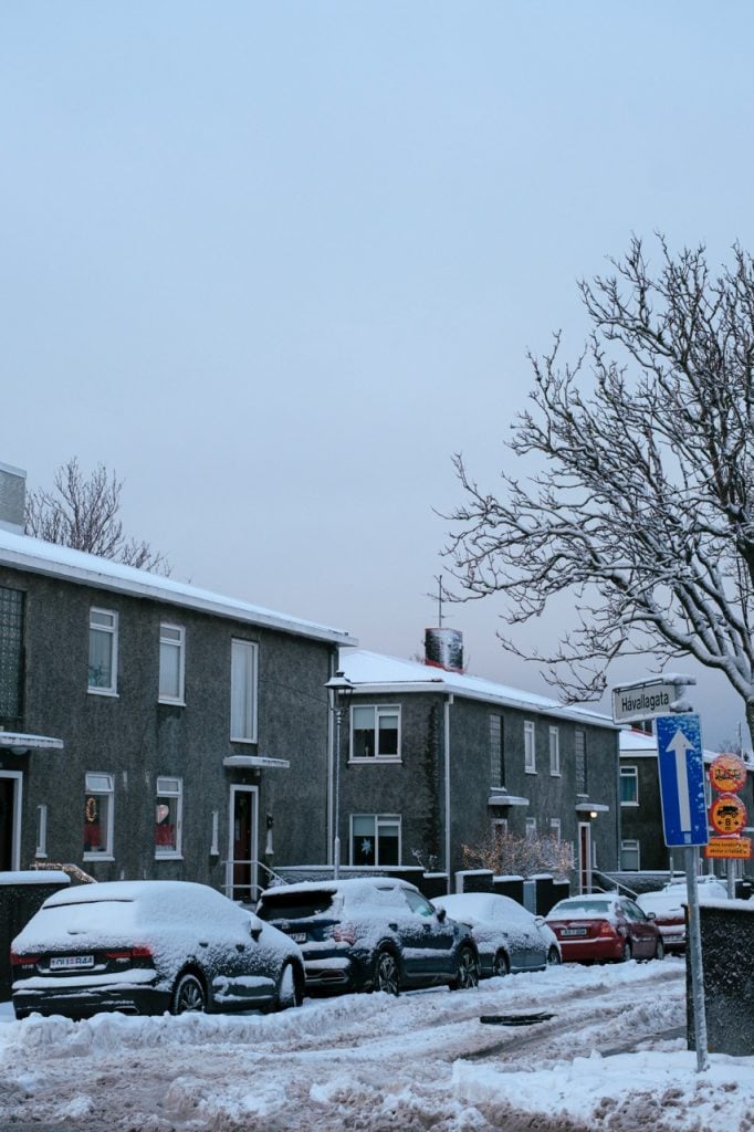 A photo of the Old West Side in Reykjavik