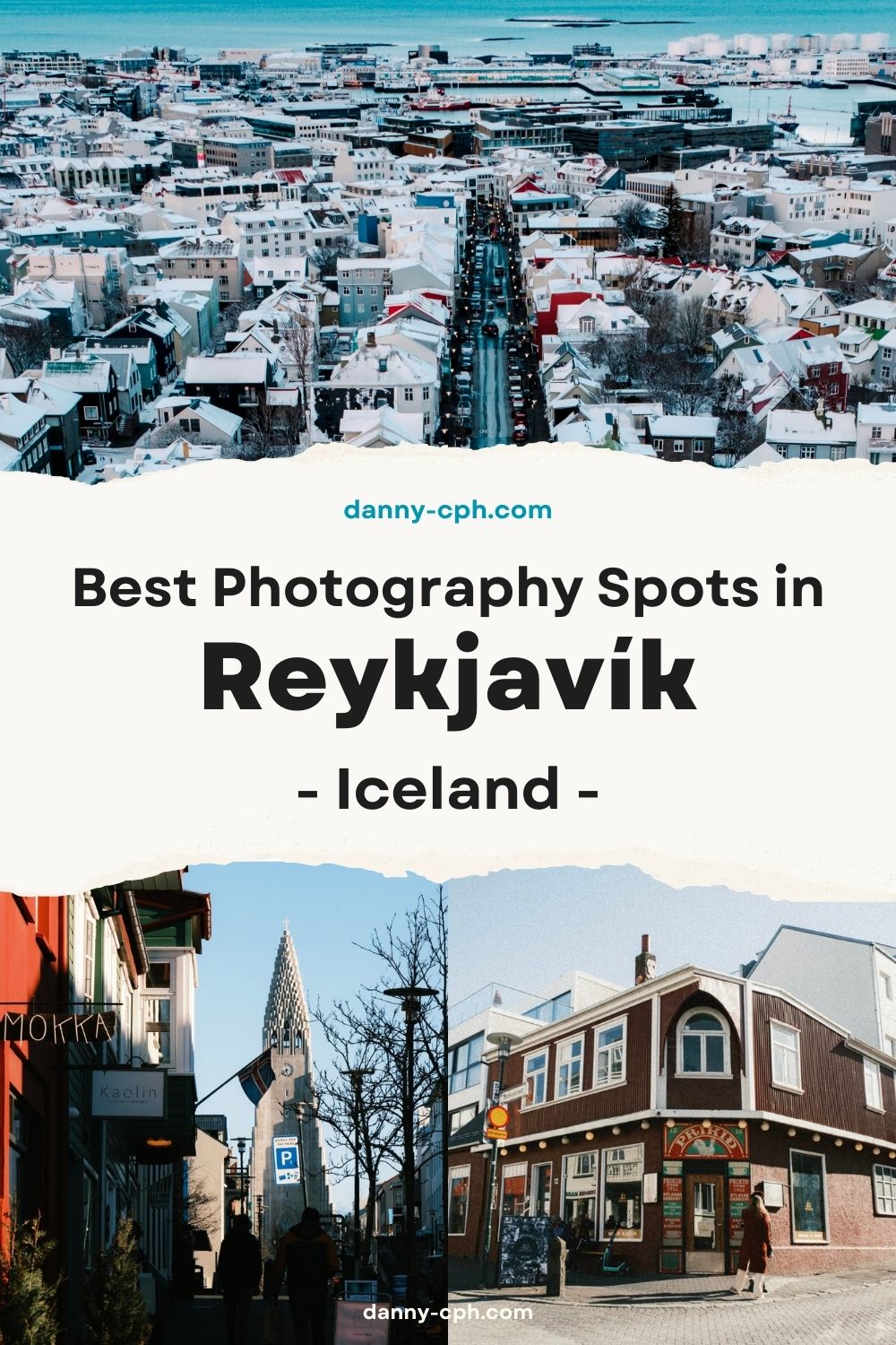Reykjavik Photography Spots Pin
