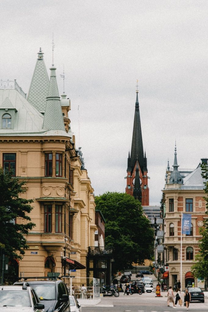 A street in Sundsvall, Sweden