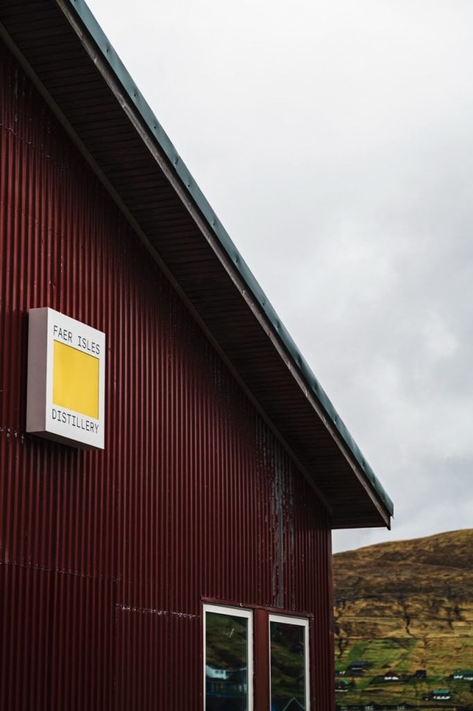 The Faer Isles Distillery Building in the Faroe Islands