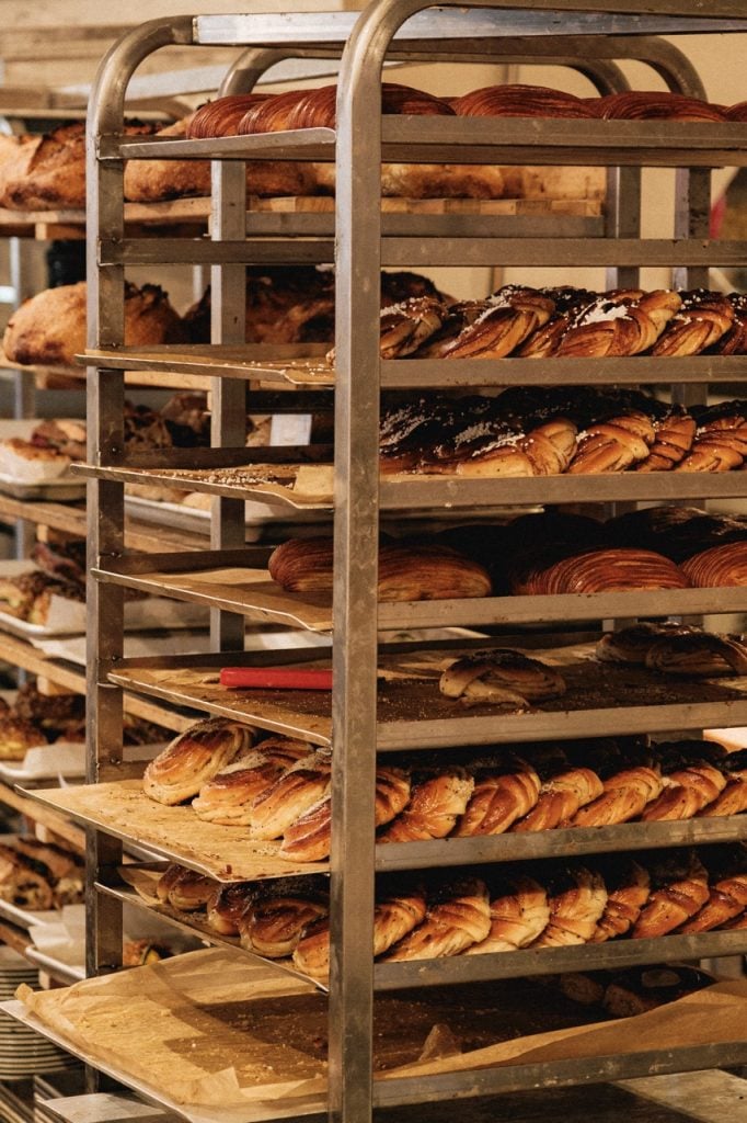 Cinnamon buns at Stora Bageriet in Stockholm