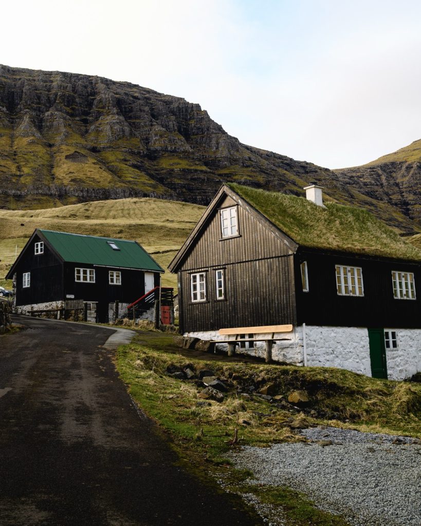 The village of Gásadalur in the Faroe Islands