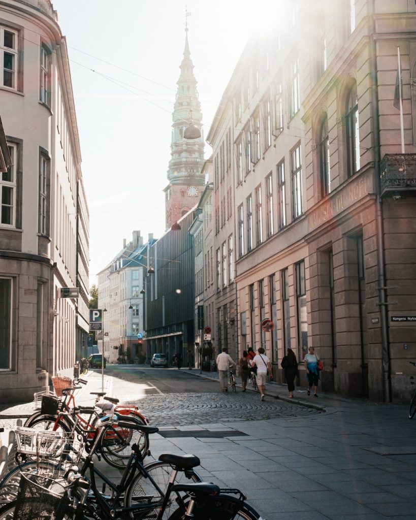 A street in Indre By, Copenhagen