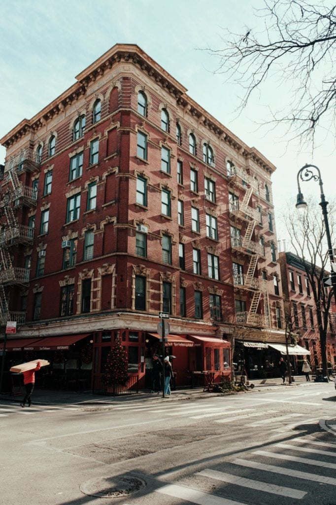A street scene in Greenwich Village, NYC