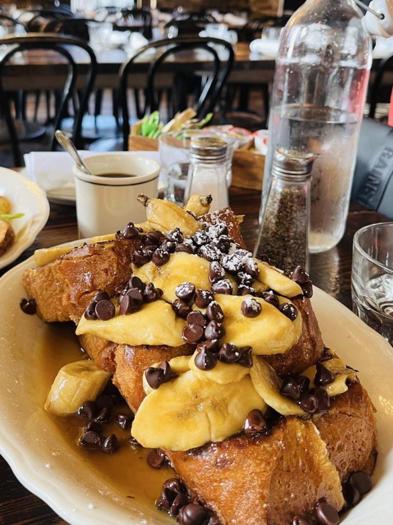 French toast from Jacob's Pickles in NYC