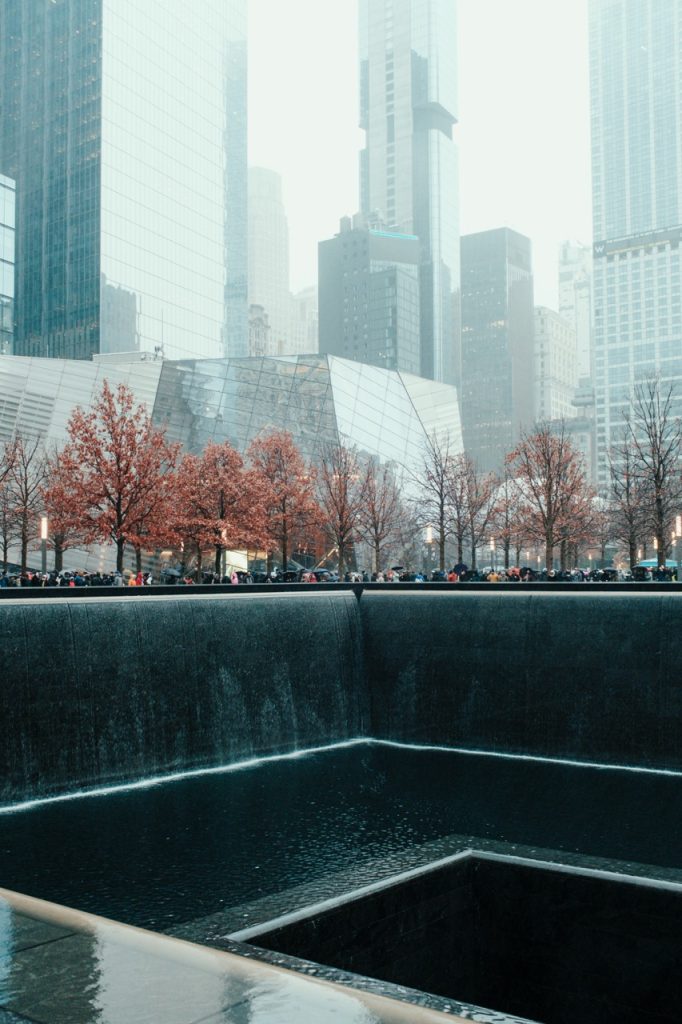 The 9/11 Memorial in NYC