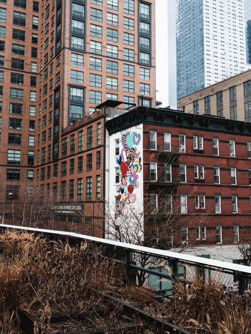 A view from the High Line in NYC