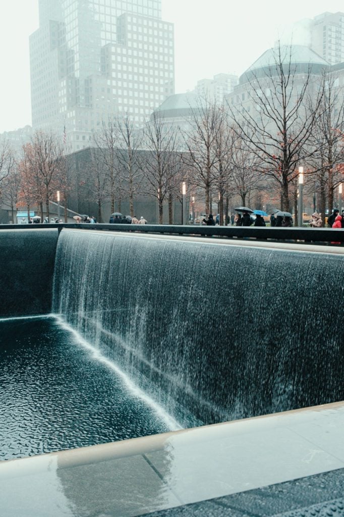One of the 9/11 memorials in NYC