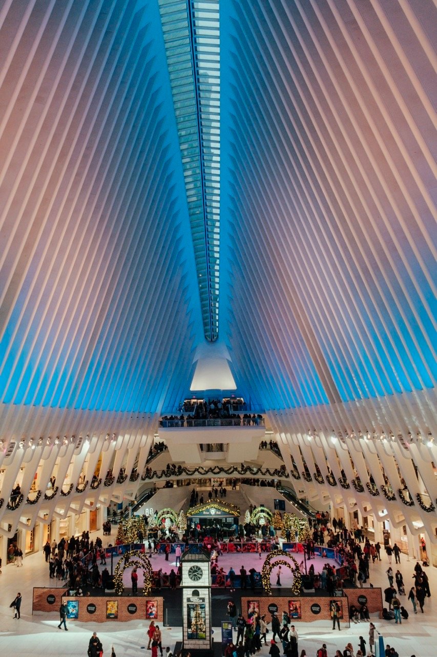 The interior of Westfield NYC