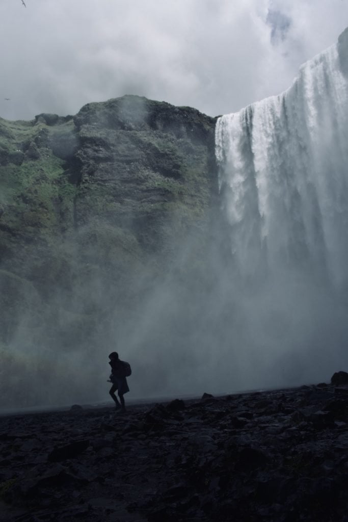 Skógafoss, Iceland, on a summer's day
