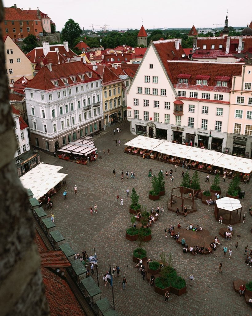 Raekoja Plats, Tallinn, as seen from the Town Hall tower