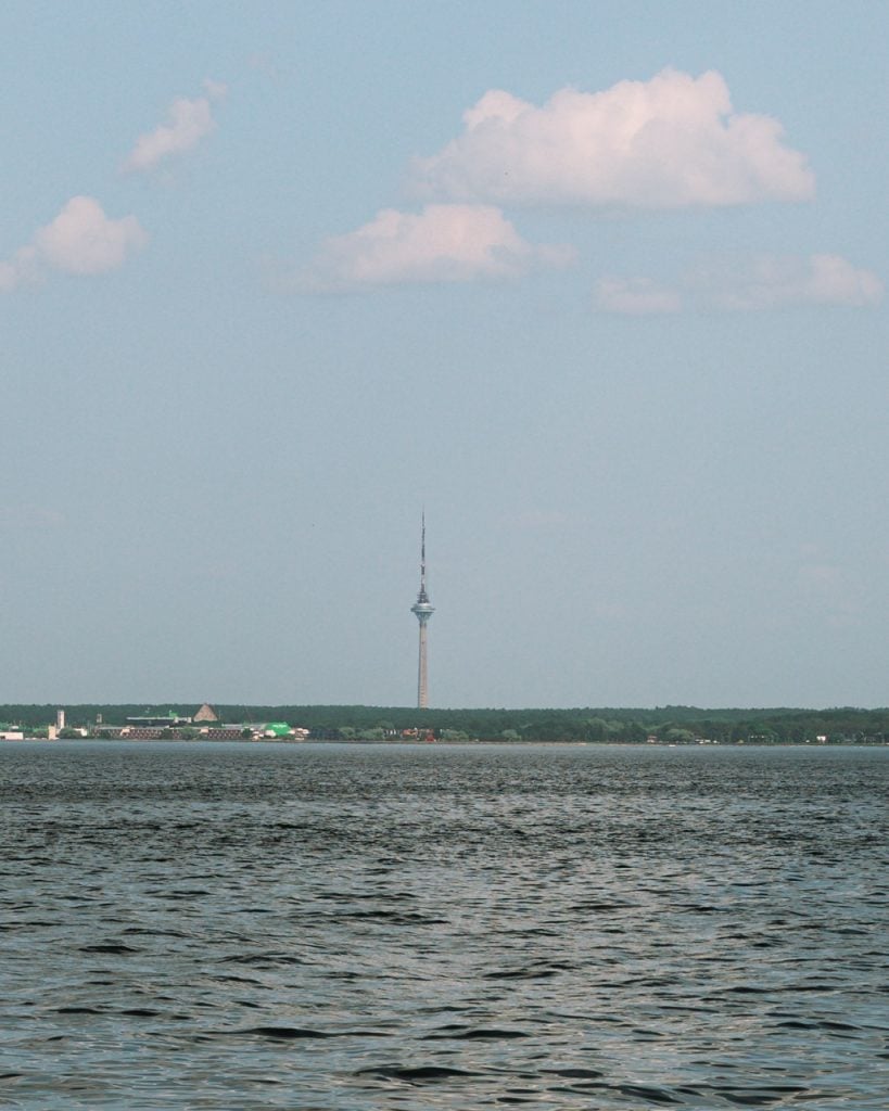 A view of the Tallinn TV Tower from Kalamaja