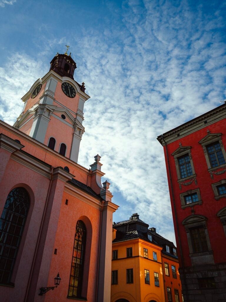 A view of the main cathedral in Stockholm