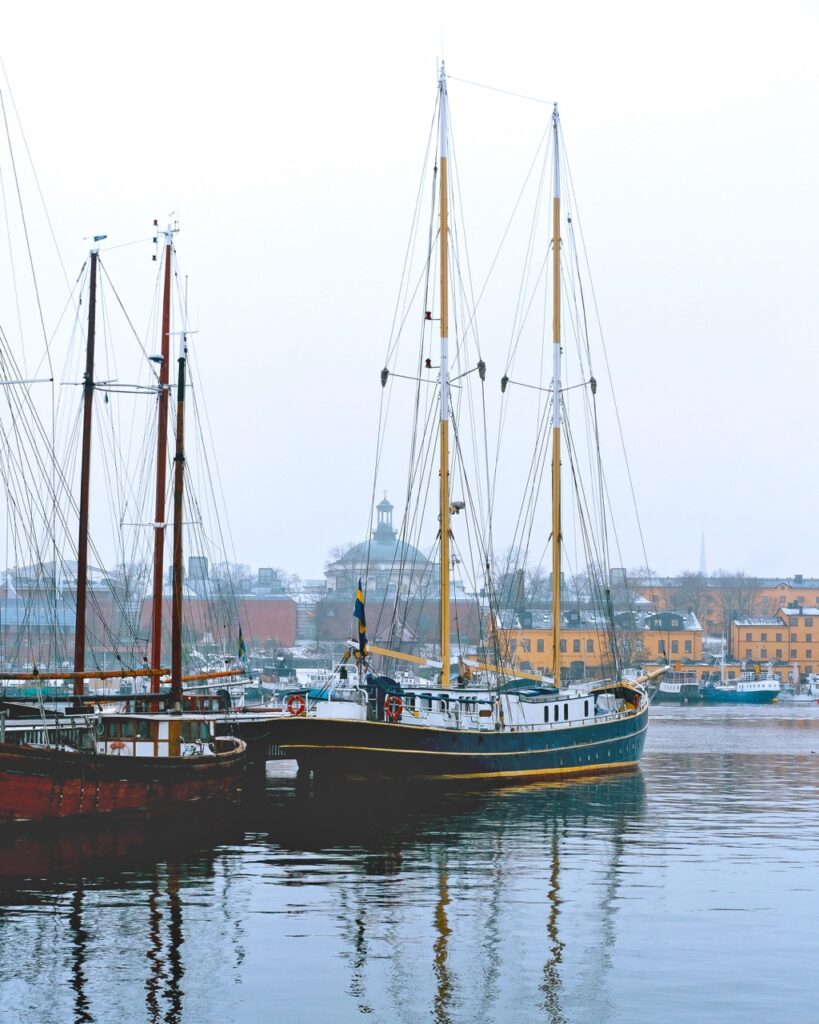 A foggy day in Stockholm, Sweden