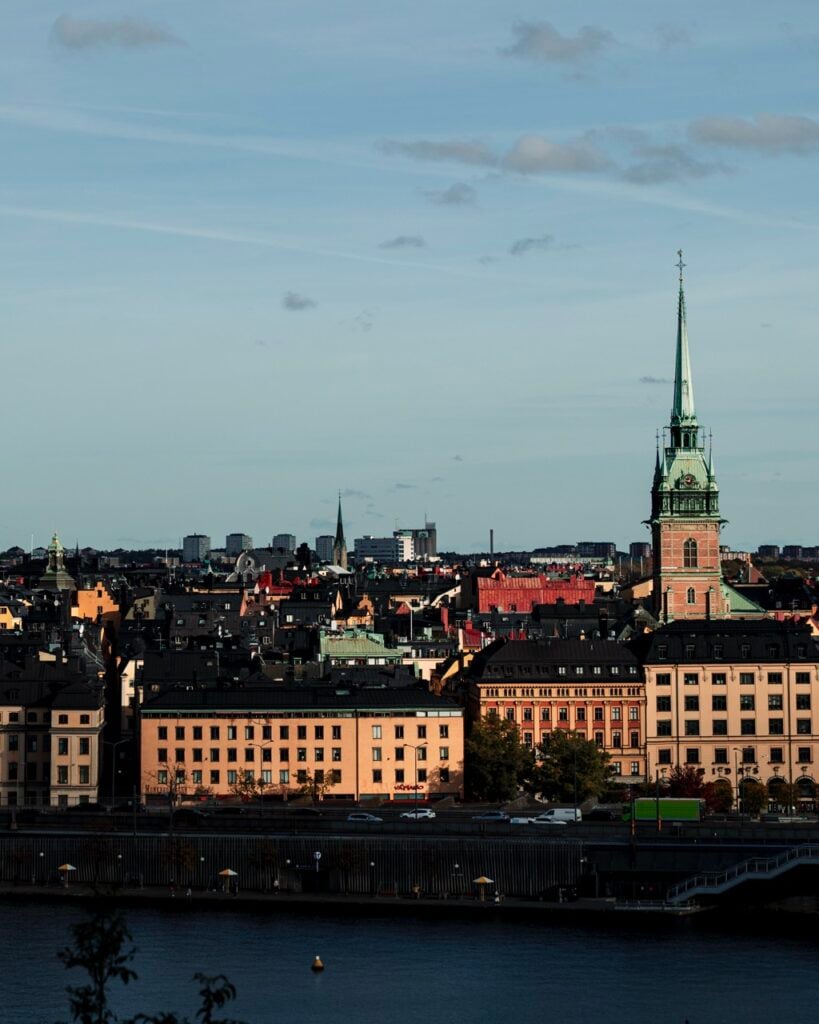 The German Church in Stockholm, as seen from Monteliusvägen