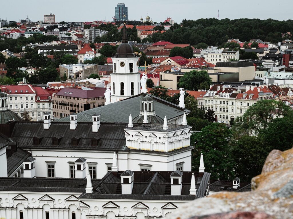 A view of Vilnius's main cathedral