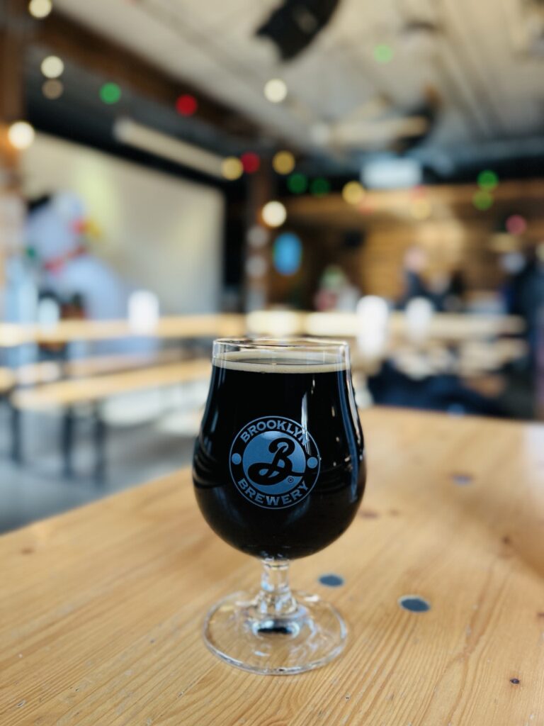 Craft beer from Brooklyn Brewery in NYC