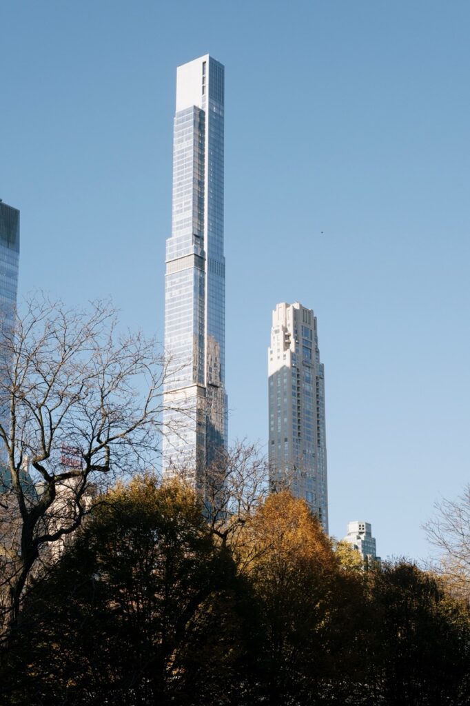Architecture just outside Central Park in NYC