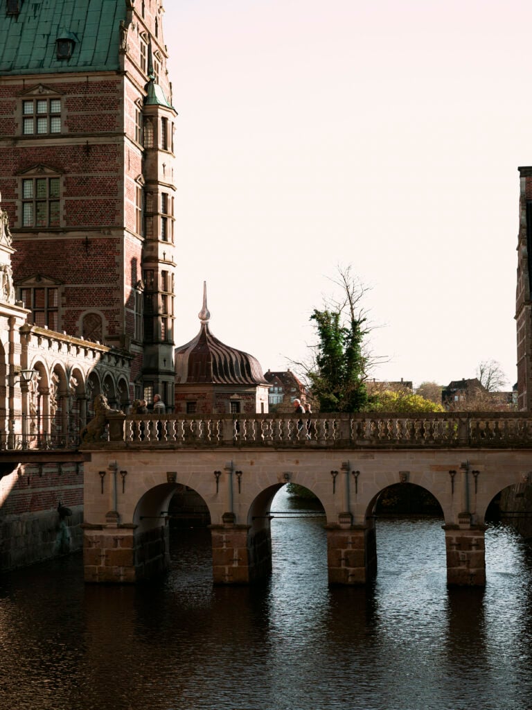 A bridge outside Frederiksborg Castle