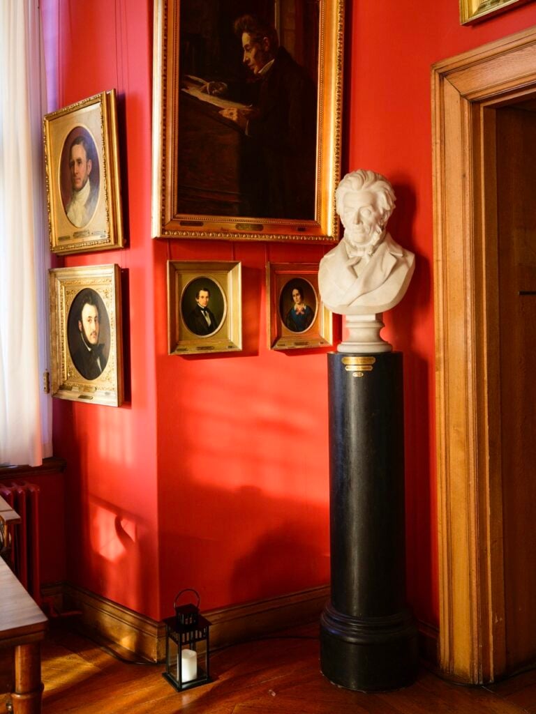 A statue in a room at Frederiksborg Slot in Hillerød, Denmark