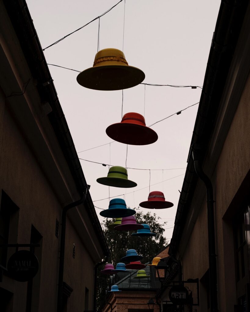 The Uzupis Neighborhood in Vilnius, Lithuania