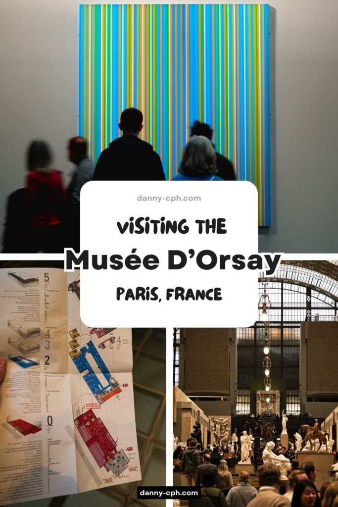 A Pinterest pin for an article about visiting the Musée D'Orsay in Paris, France