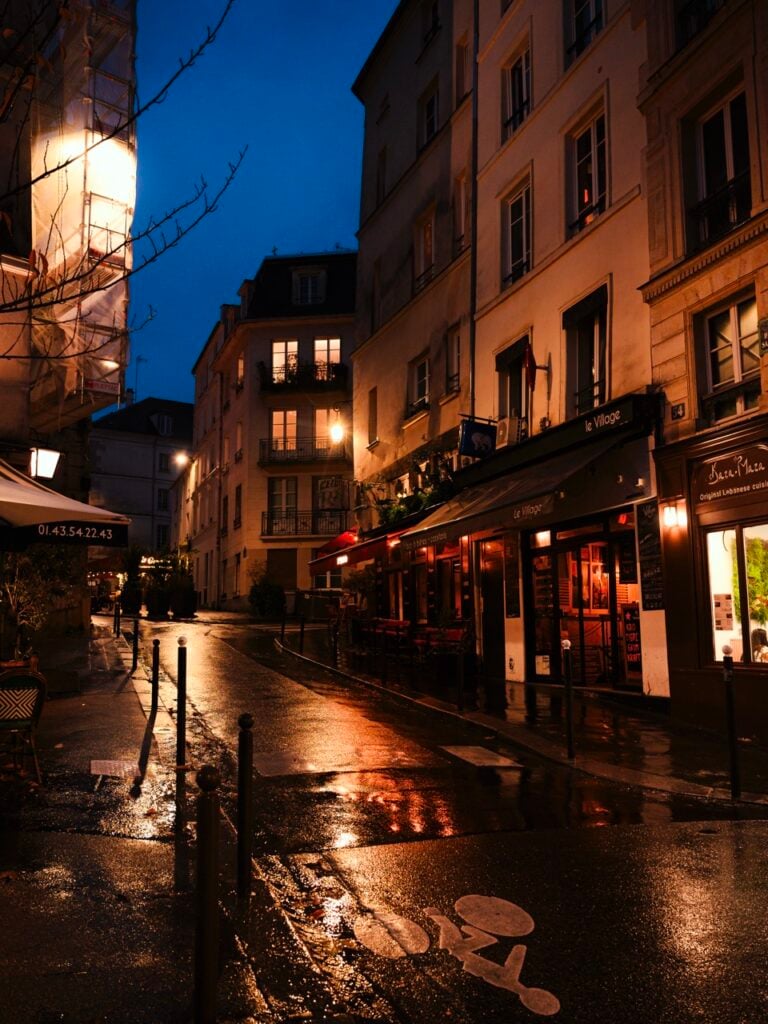 A street in Paris's latin quarter