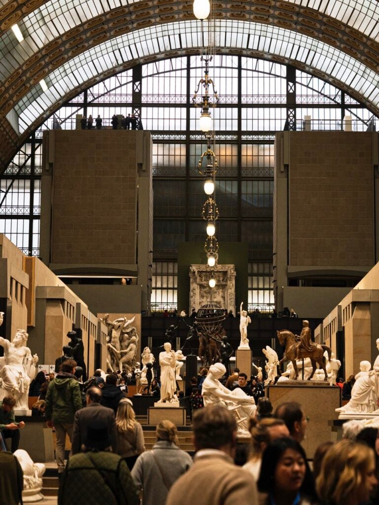 The ground floor at the Musée D'Orsay in Paris